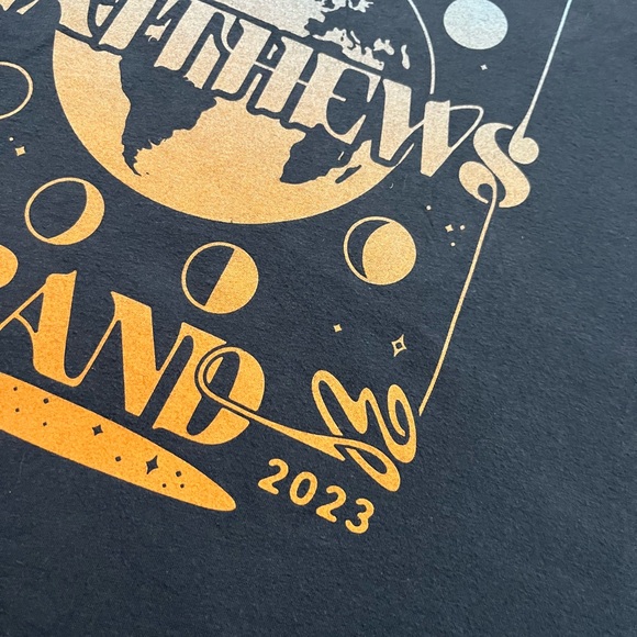 🎸 '23 Dave Matthews Band 2023 Space Surrounded Earth Soft Two Side Clean Tour T - Picture 9 of 14